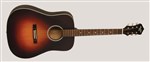 Recording King RDH-05 Solid Top Dreadnought Acoustic Guitar- Image 3