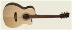 Recording King ROM-06-CFE4 OM Cutaway, Fishman Pickup- Image 5