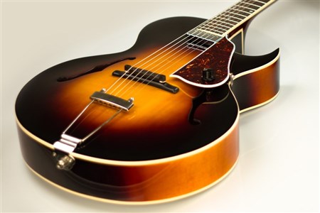 The Loar LH-650-VS Archtop Guitar - Vintage Sunburst- Image 6