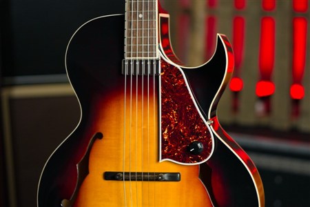 The Loar LH-350 Archtop Guitar - Vintage Sunburst- Image 1