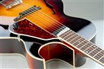 The Loar LH-350 Archtop Guitar - Vintage Sunburst- Image 5