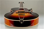 The Loar LH-350 Archtop Guitar - Vintage Sunburst- Image 7