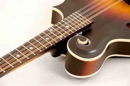 The Loar LM-370-VSM F-Model Mandolin, Satin Vintage Sunburst- Image 4
