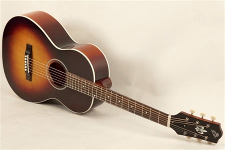 The Loar LO-215-SN The Loar Flat Top O Body Guitar, Maple, Sunburst- Image 6