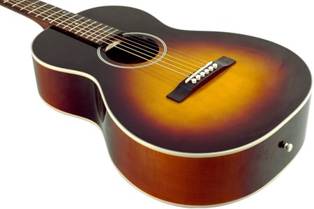 The Loar LO-215-SN The Loar Flat Top O Body Guitar, Maple, Sunburst- Image 1