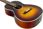 The Loar LO-215-SN The Loar Flat Top O Body Guitar, Maple, Sunburst- Image 7