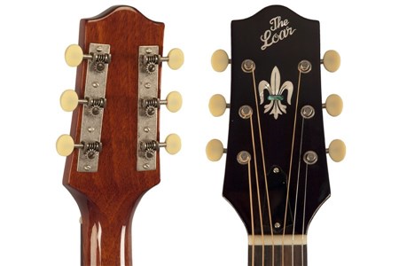 The Loar LO-215-SN The Loar Flat Top O Body Guitar, Maple, Sunburst- Image 5