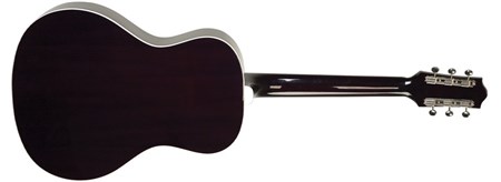 The Loar LO-16 Flat Top Guitar, Black- Image 2