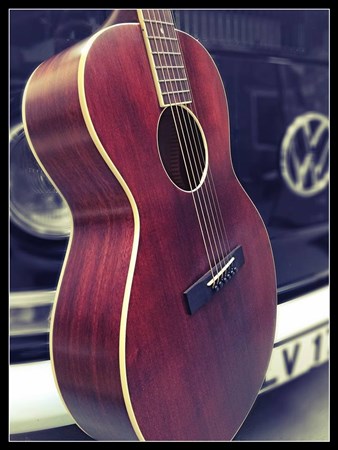 The Loar LH-204-BR Flat Top Guitar- Image 3