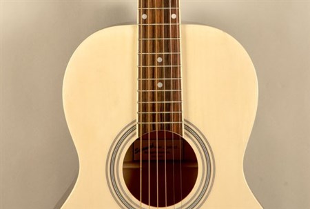 Savannah SGP-12 Parlour Size Acoustic Guitar, Natural- Image 2