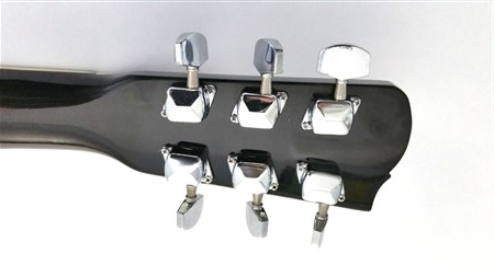 Savannah SGP-12 Parlour Size Acoustic Guitar, Black- Image 1