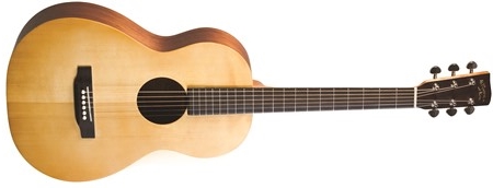 Recording King EzTone RP-A3M Solid Top Single-0 Shape Guitar, Satin