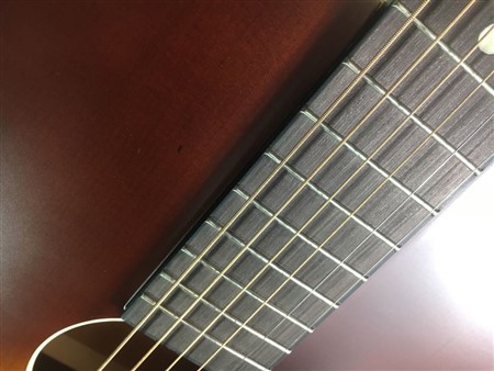 Recording King Dirty 30s Series 9 O Size Solid Top Parlour Acoustic Guitar, Tobacco Sunburst- Image 4