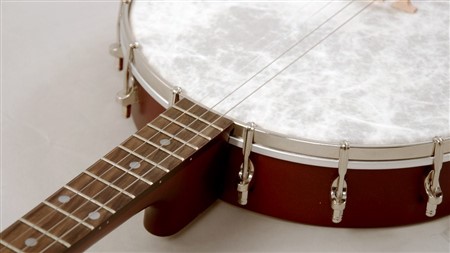 Recording King Dirty 30s 4 String Open Back Tenor Banjo- Image 2
