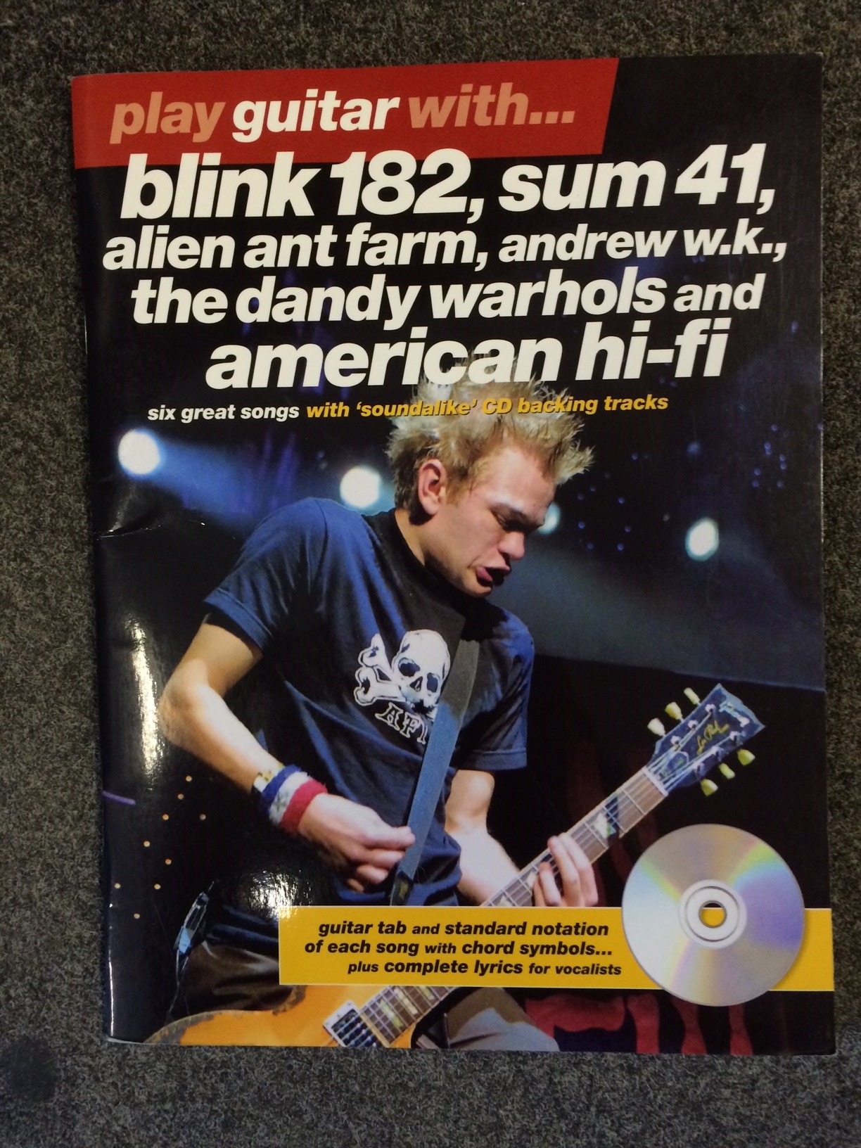 Book Play Guitar With Blink 182 Alien Ant Farm Etc Bk Cd