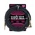 Ernie Ball Braided 10ft Guitar Lead / Cable, Black, Straight/Angle Gold Ends- Image 1