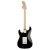 Squier Affinity Stratocaster, Black, Maple Fingerboard- Image 1