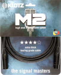 Klotz M2 Pro XLR M - XLR F Mic Cable / Lead, 10m