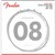 Fender Super 250 Guitar Strings, Nickel Plated Steel, Ball End, 250XS Gauges .008-.038, (6) (0730250