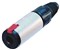 Neutrik, Nj3fc6in Line Locking Jack Socket, Silver