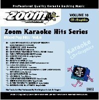 Zoom Karaoke Hits Series Volume 10 Vol.6 Mixed Pop Hits CDG Disc