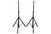QTX Speaker Stand Pair In Bag 180.555UK, Black, 25kg