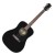 Fender CD-60 V3 Acoustic Guitar, Black, Walnut Fingerboard