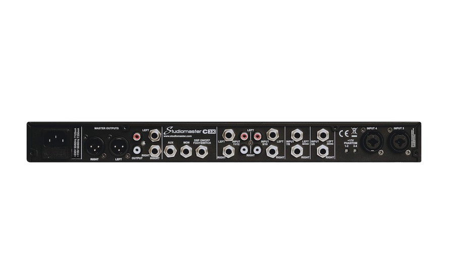 Studiomaster C3x 12 Input 1u Mixer With Fx