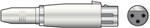 Qtx Xlr Socket- 6.3mm Mono Jack Skt 764.709 -