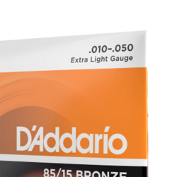 D'addario EZ900 85/15 Bronze Acoustic Guitar Strings Extra Light 10-50