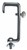 Avsl  G-clamp 50mm 15cm Drop 151.437, Black