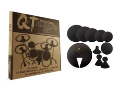 BR Qt Drum Silencers Rock Sizes 12/13/16/14, 22" Bass Drum