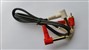 Roni Gl10 Right Angle Twin Jack-phono Lead