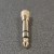 Gold Headphone Adaptor 6.3mm Large Stereo Plug To 3.5mm Small Socket (757.888uk)