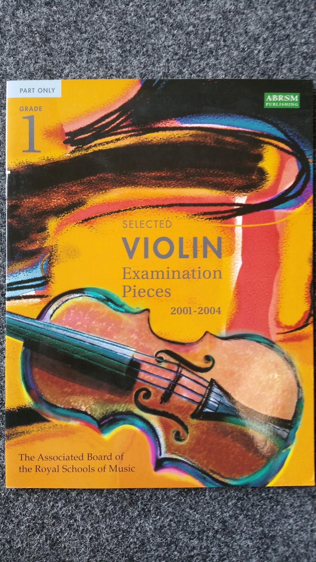 HW Audio . Book ABRSM Violin Exam Selected Pieces Grade 1 Part 141980n
