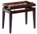 Matt Piano Bench, Mahogany Colour, Without Top (PB45 MH M), Mahogany