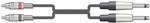 Chord Classic 2 RCA Phono - 2 6.35 MM Jack Lead / Cable