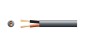 Heavy Duty Double Insulated 100V Line / Speaker Cable / Lead, Black, 801.818