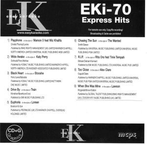Cdg-eki-70 Karaoke Hits