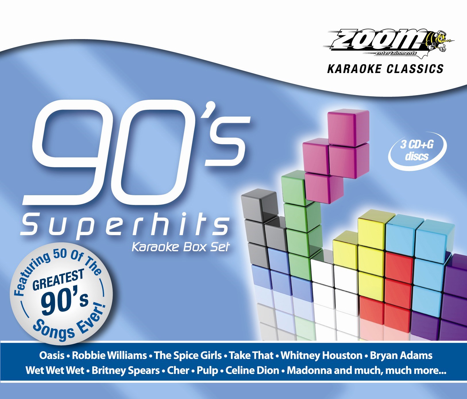 Cdg-Zoom 90's Karaoke Superhits 3 Disc Pack