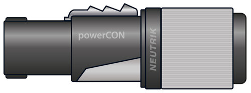 Neutrik, Powercon, Grey (Out) NAC3FXXB-W-S / NAC3FCB 763.485UK