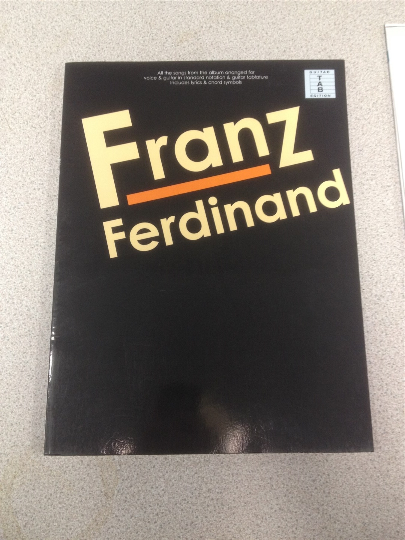 Book-franz Ferdinand Tab Am980177