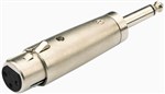 Qtx Xlr Socket- 6.35mm Trs Jack Plug 764.587