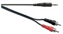 3.5mm Mini Jack - 2 RCA Phono Cable / Lead