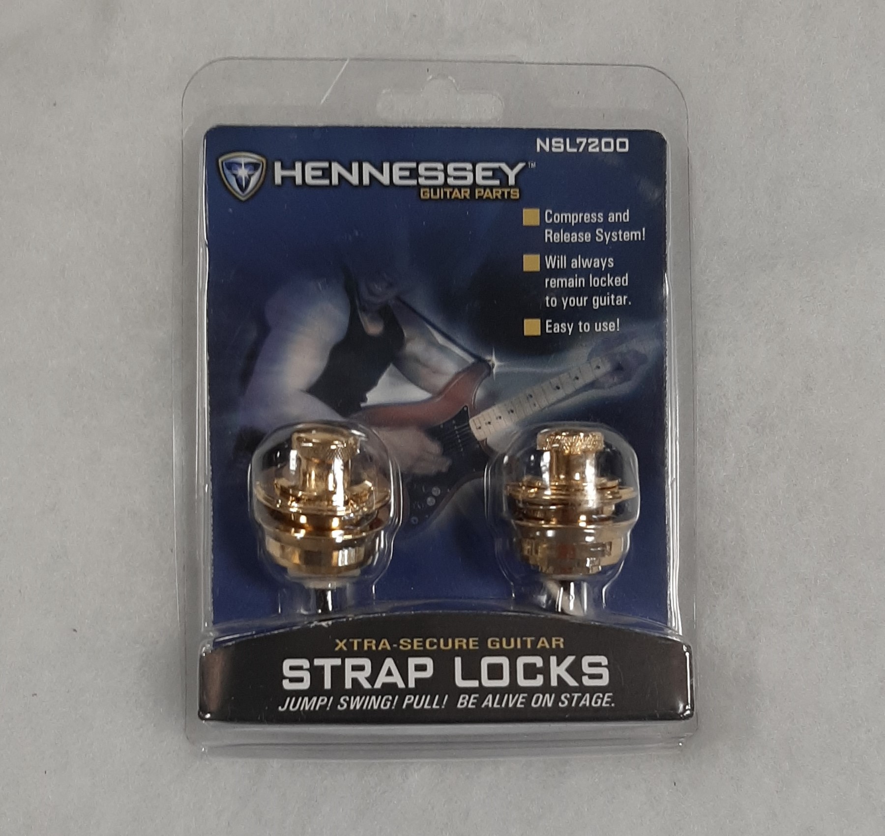 Hennessey Guitar Bass Universal Strap Locks