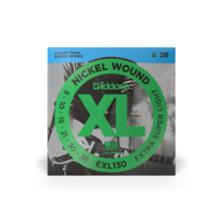 D'addario EXL130 8-38 Electric Super Light Guitar Strings