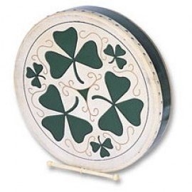Performance Percussion 18" Bodhran Shamrock Design