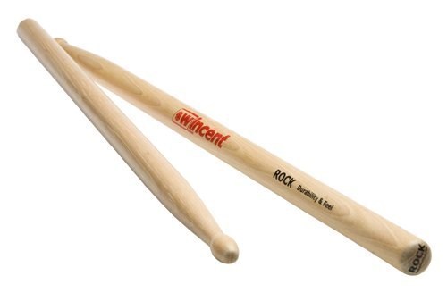 Wincent Drumsticks 2R Rock, Wood Tip