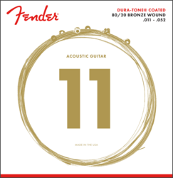 Fender Strings 880cl 80/20 Bronze Coated 11-52 Acoustic Guitar Strings