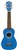Chord 4 String Soprano Ukulele, with Carry Bag Cu21, Blue